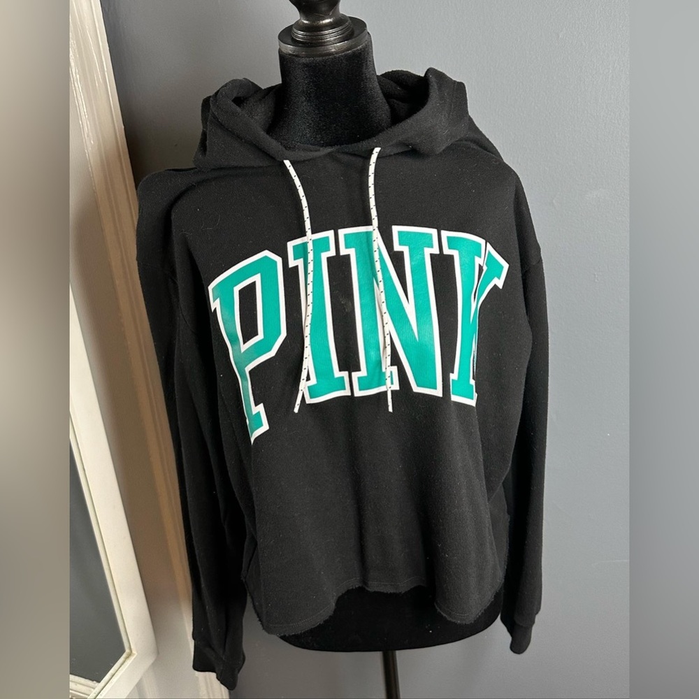 PINK cropped hoodie